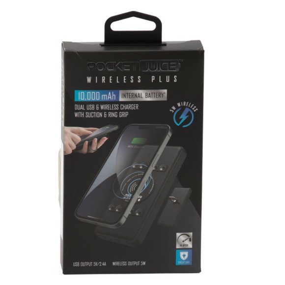 POCKET JUICE Accessories Pocket Juice Black 000mah Wireless Power